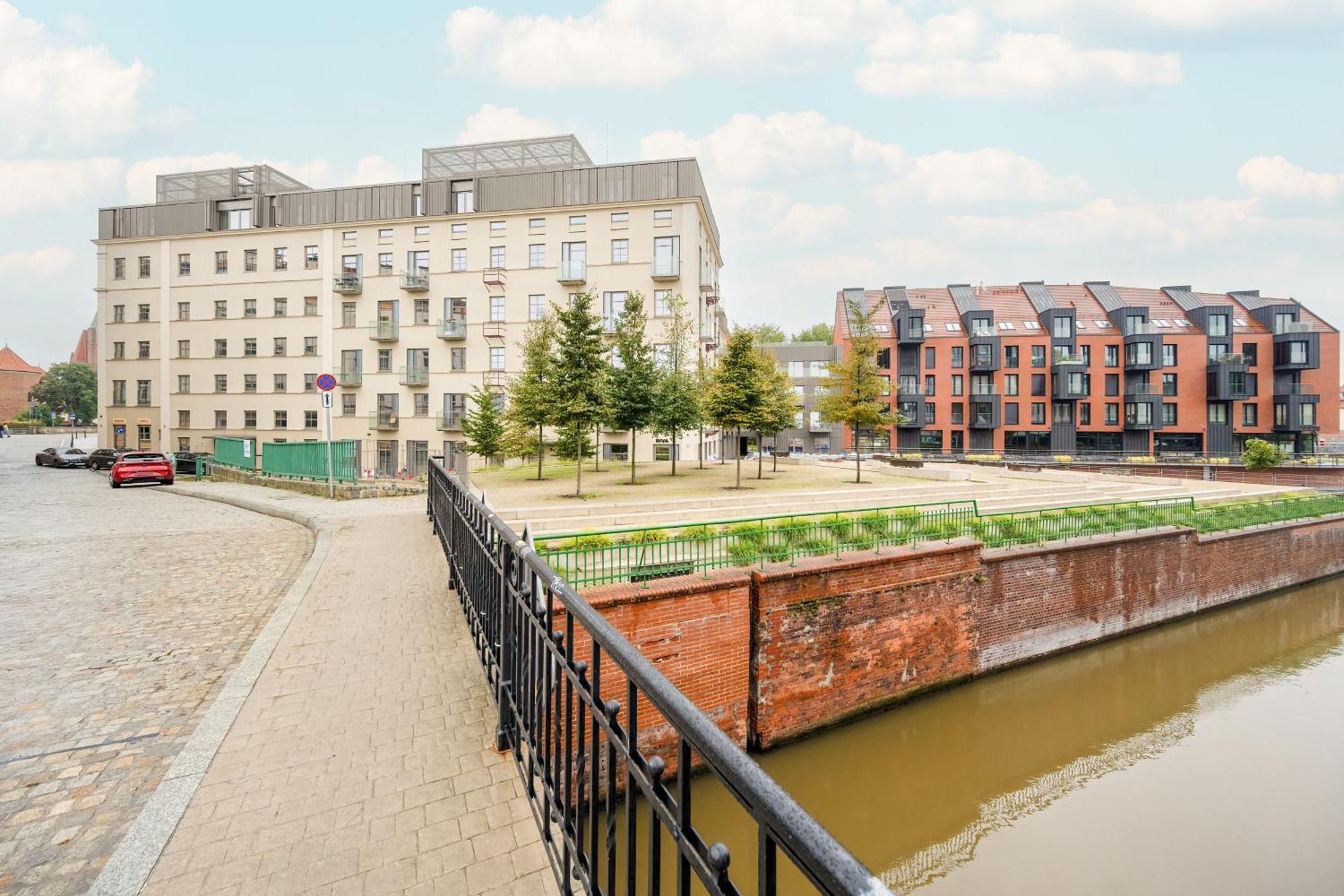 Eleganckie Studia Wyspa Slodowa By Noclegi Renters Wrocław Eksteriør bilde